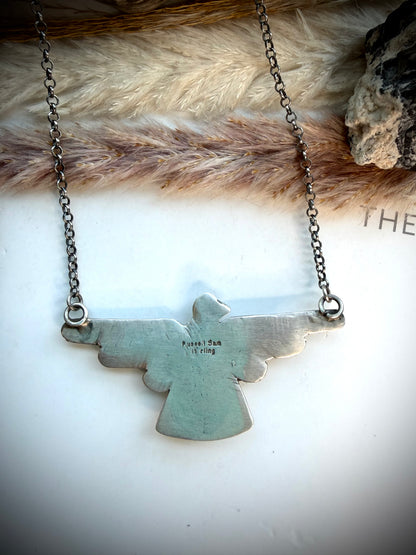 Russell Sam Whitewater Thunderbird Necklace