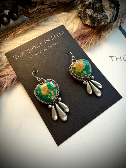 Heart Dangle Earrings by Leroy James