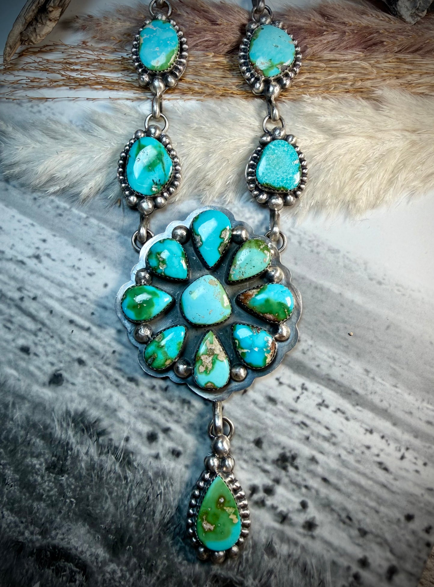 Delbert Secatero Sonoran Cluster Necklace