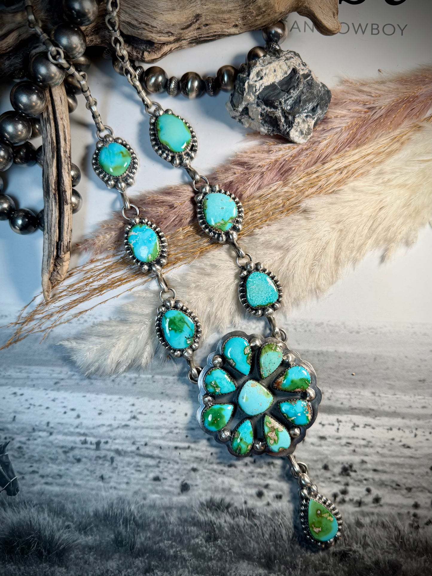 Delbert Secatero Sonoran Cluster Necklace