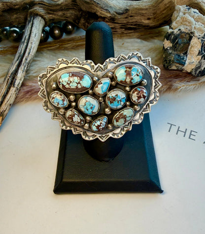 Leroy James Golden Hills Heart Ring