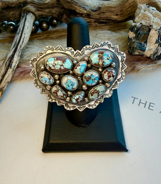 Leroy James Golden Hills Heart Ring
