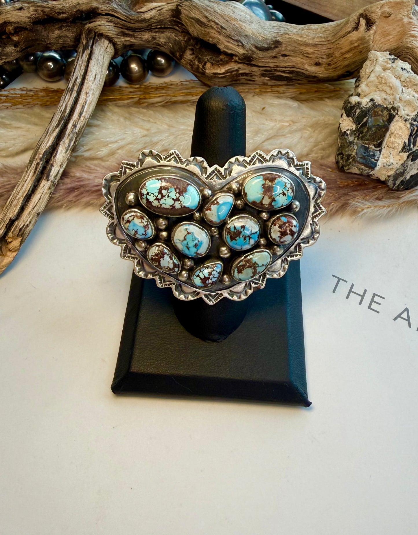 Leroy James Golden Hills Heart Ring