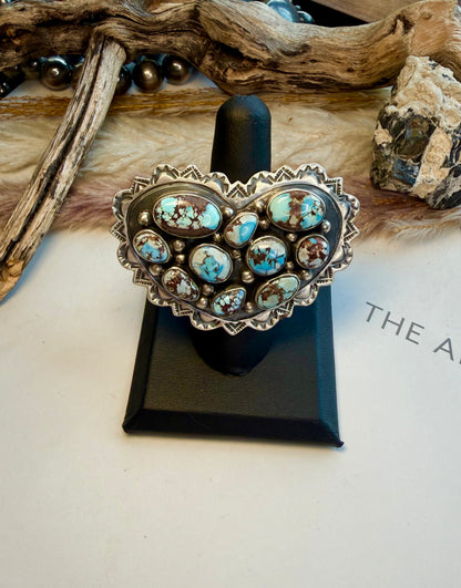 Leroy James Golden Hills Heart Ring