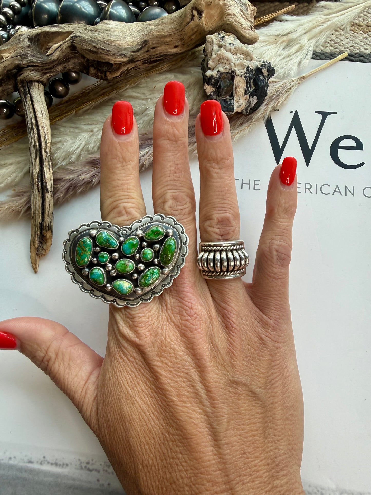 Leroy James Sonoran Gold Heart Ring