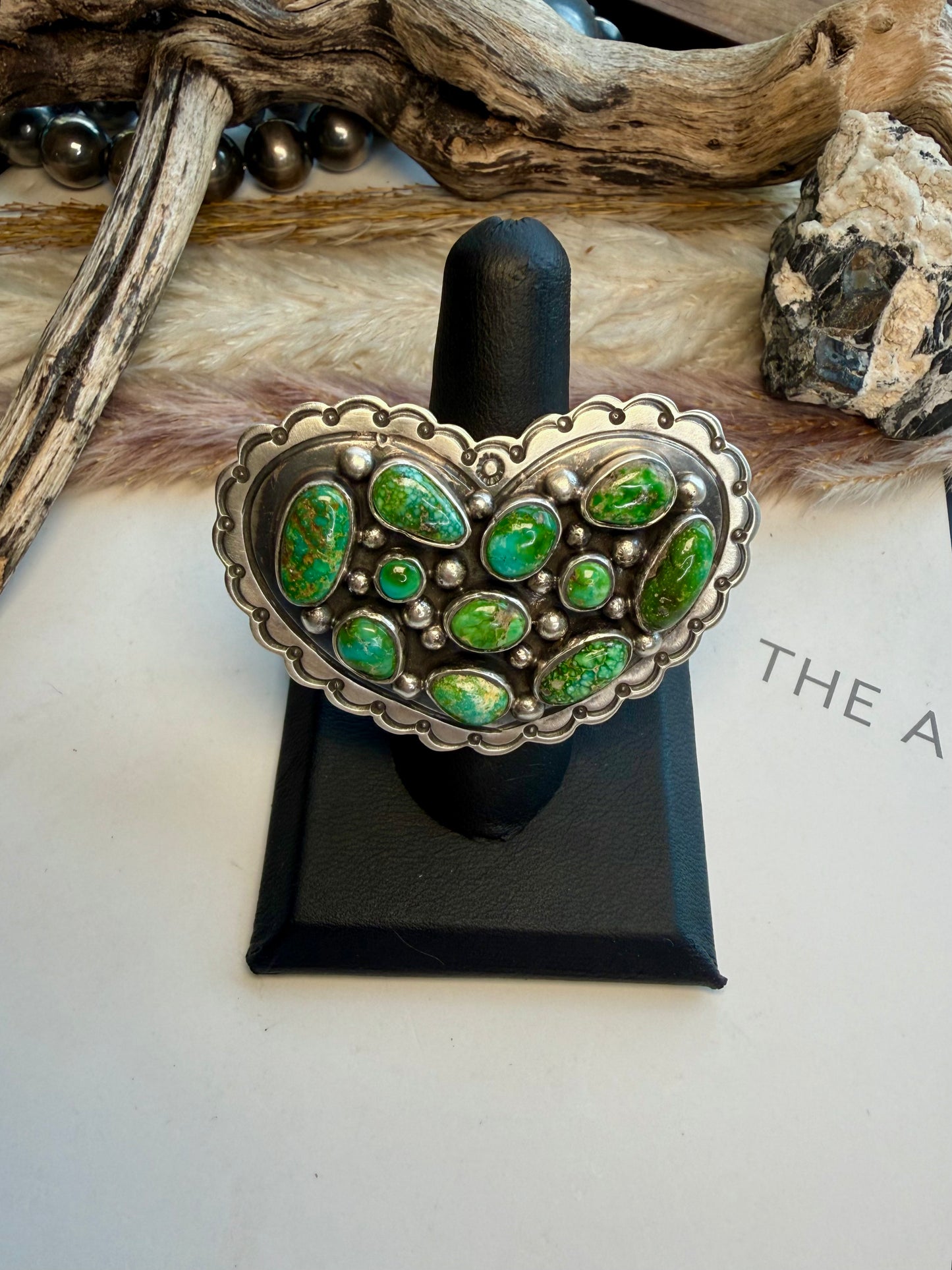Leroy James Sonoran Gold Heart Ring