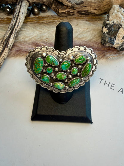 Leroy James Sonoran Gold Heart Ring