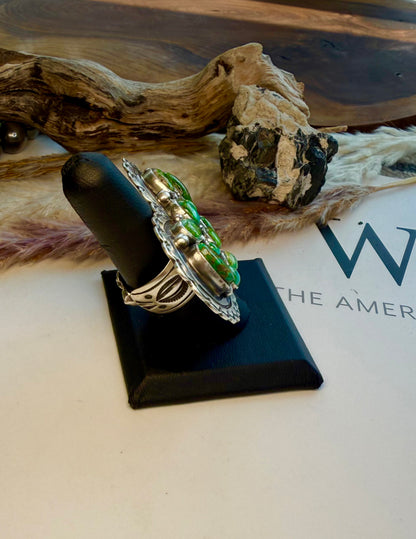 Leroy James Sonoran Gold Heart Ring