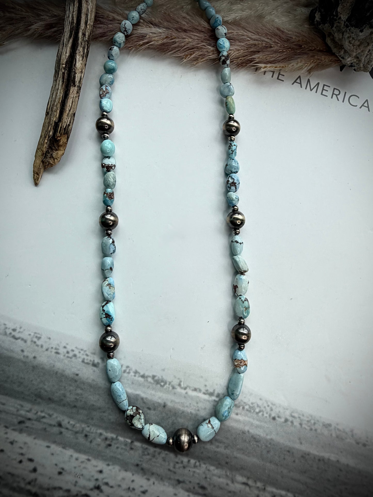 TIS Famous Golden Hills Beaded Necklaces 17"