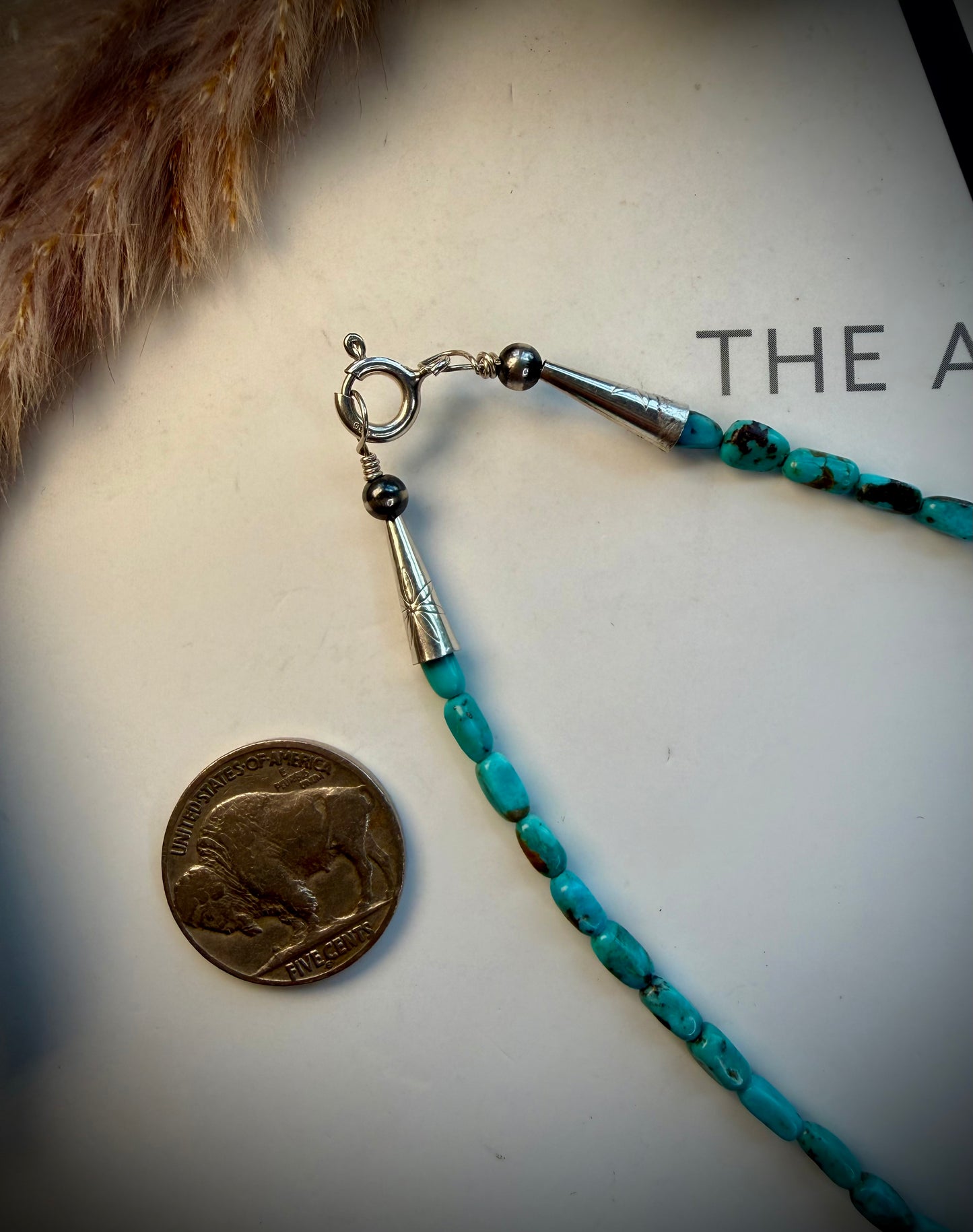 Charlene Little Cloud Mountain Turquoise Beaded Necklace