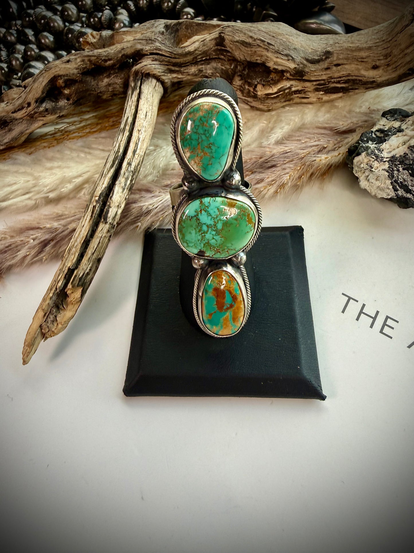 Ella Peter Three Stone Royston Ring- adjustable