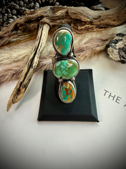 Ella Peter Three Stone Royston Ring- adjustable