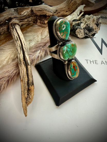 Ella Peter Three Stone Royston Ring- adjustable