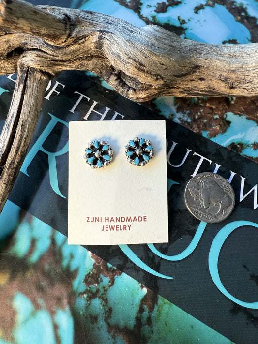 Zuni Flower Cluster Studs