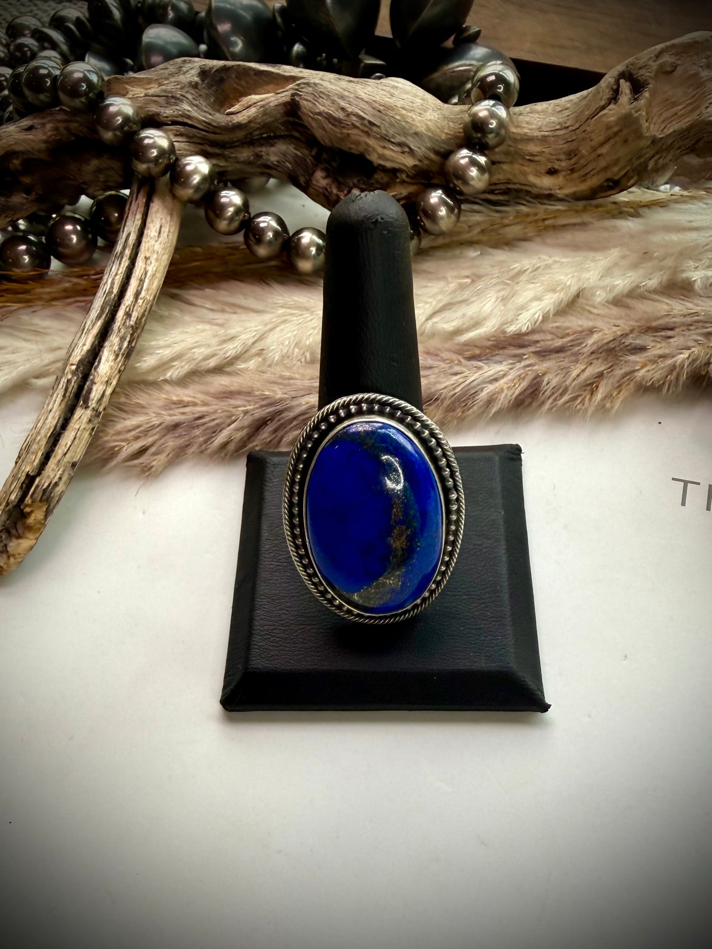 Lapis Ring - Size 10 1/2