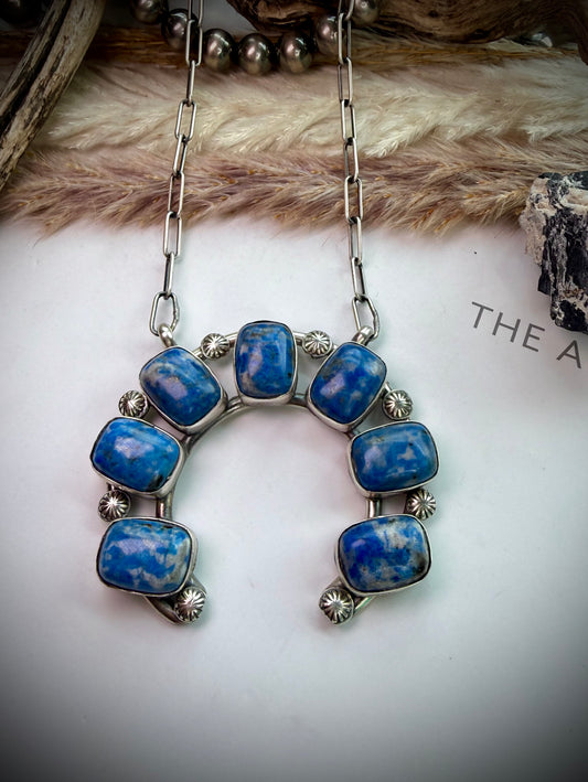 Boyd Ashley Denim Lapis Naja Necklace