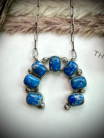 Boyd Ashley Denim Lapis Naja Necklace