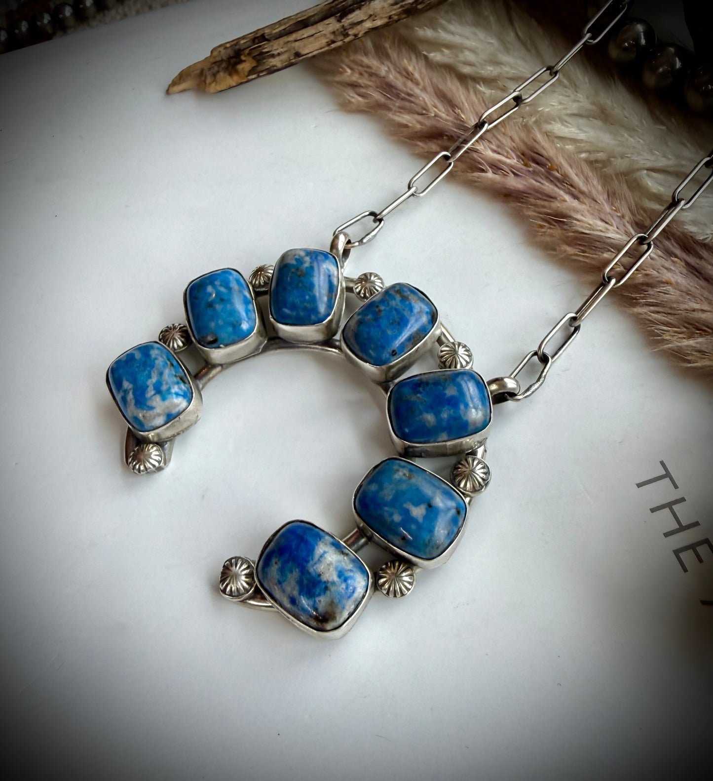 Boyd Ashley Denim Lapis Naja Necklace