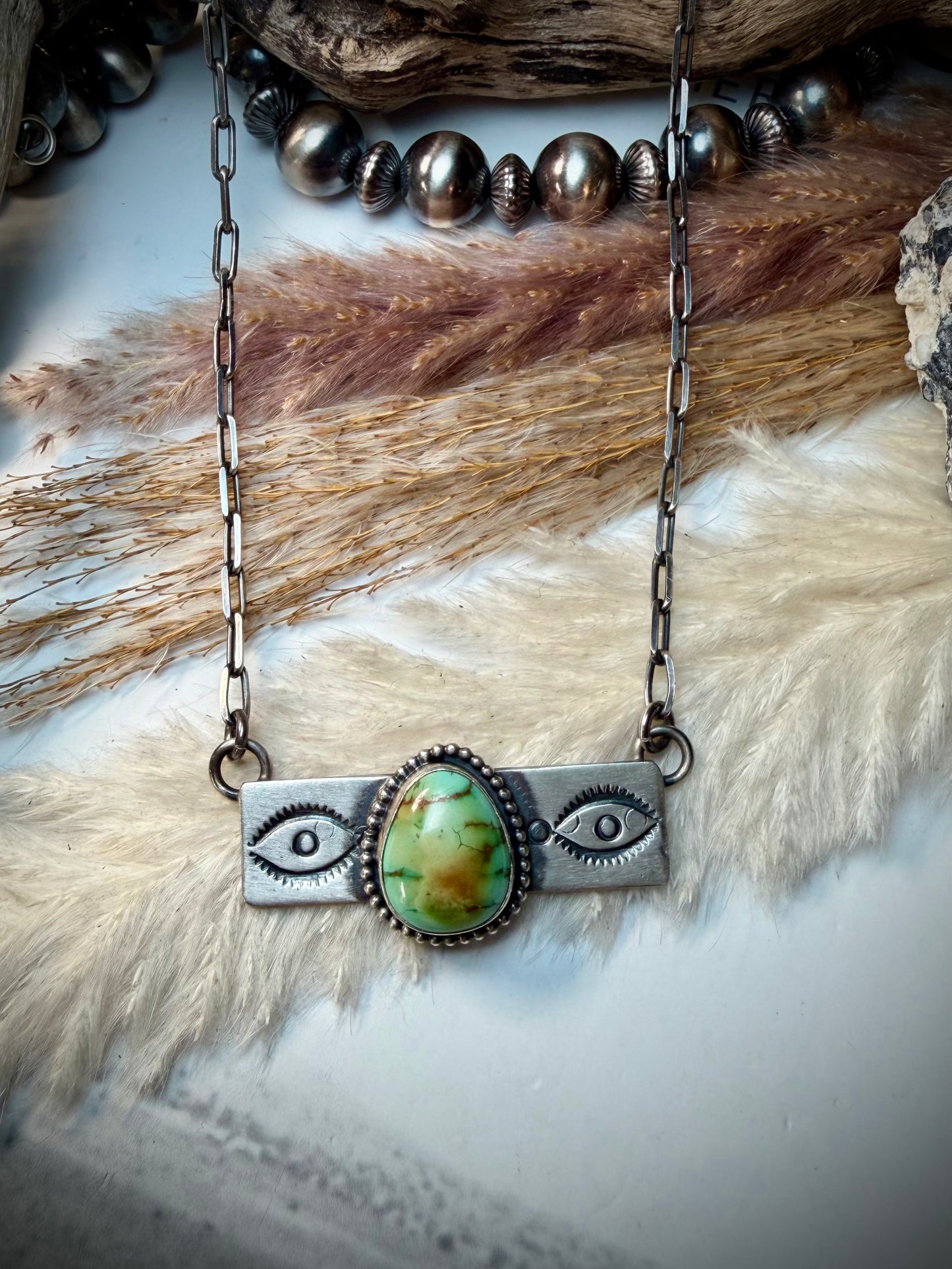 Sonoran Gold Stamped Necklace