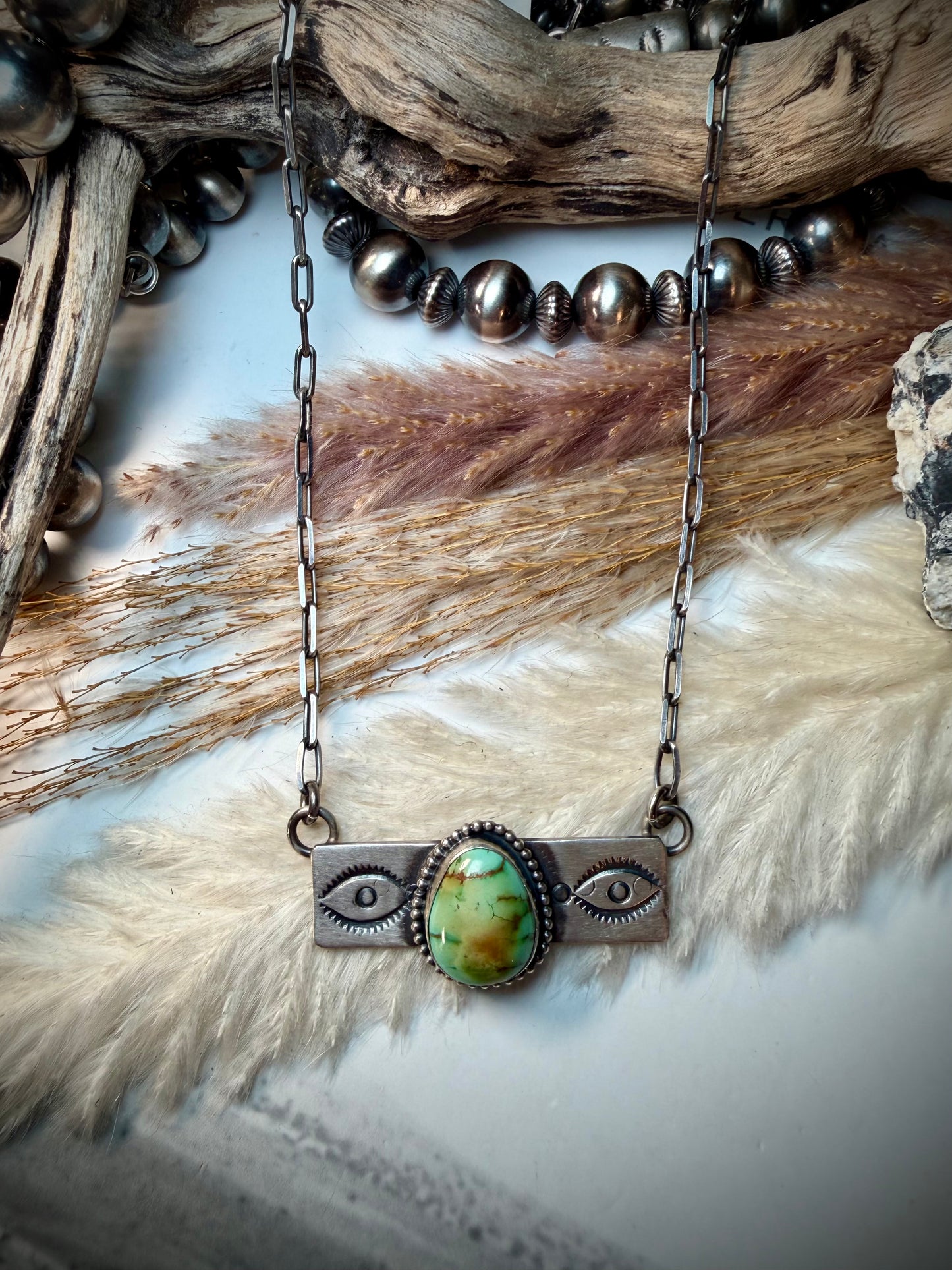 Sonoran Gold Stamped Necklace