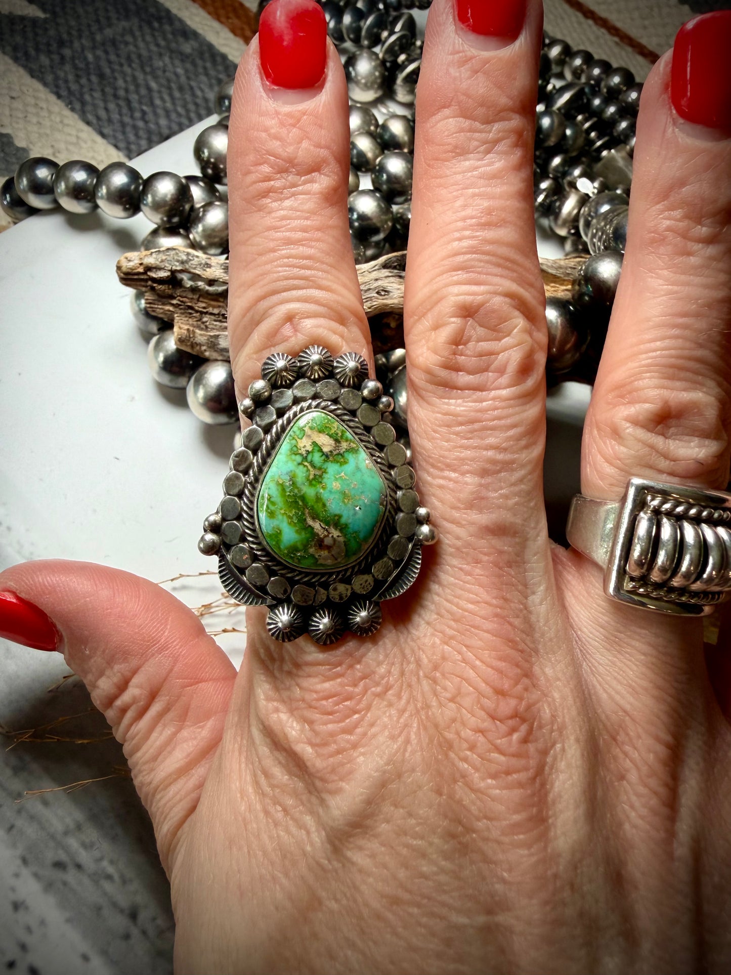 Tom Lewis Sonoran Gold Ring Size 9 1/2