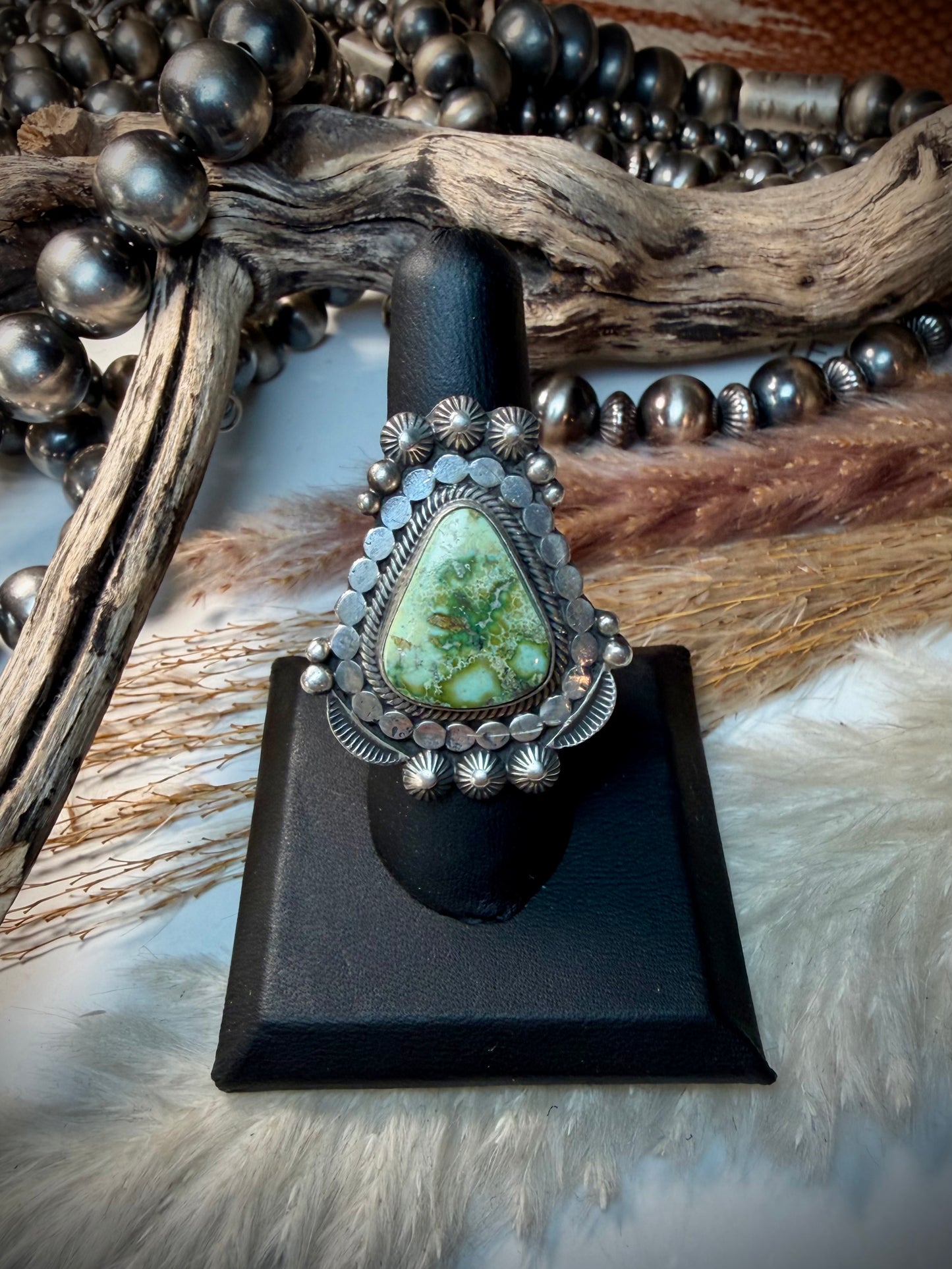 Tom Lewis Sonoran Gold Ring Size 7 1/2