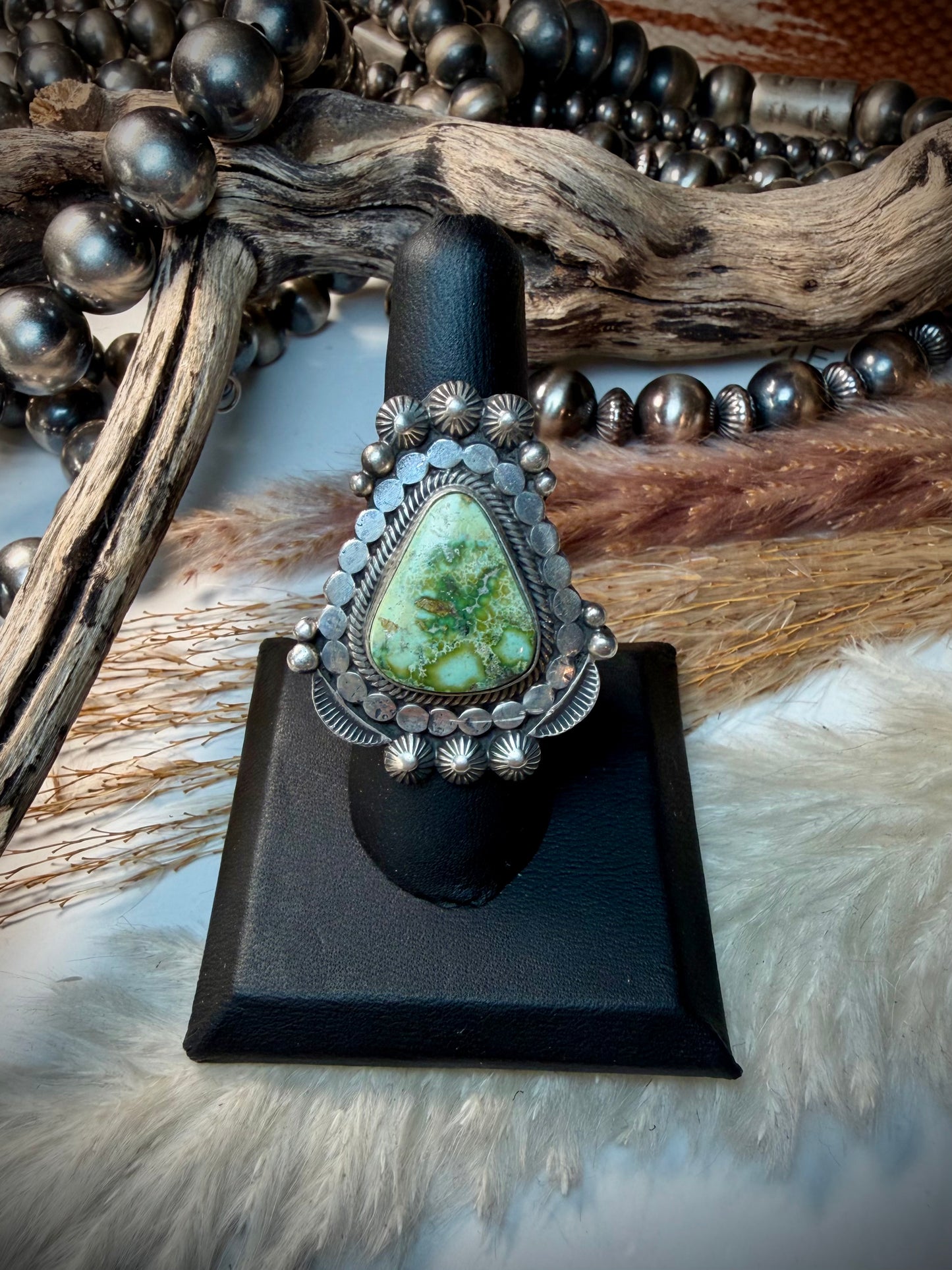 Tom Lewis Sonoran Gold Ring Size 7 1/2