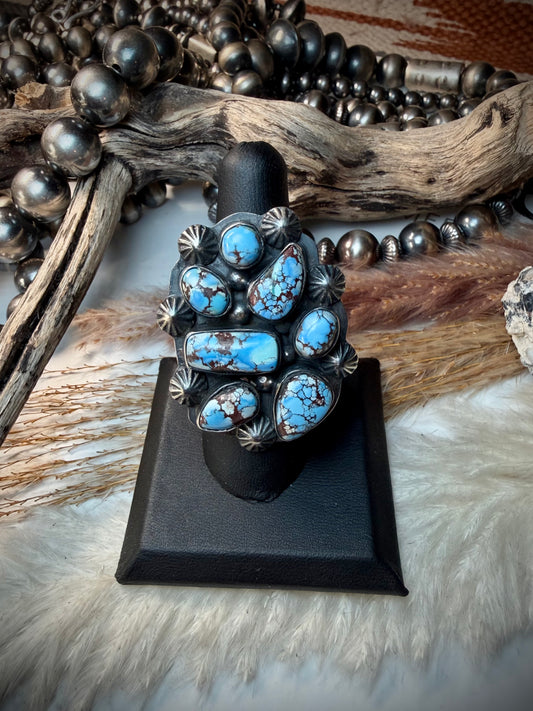 Chimney Butte Golden Hills Ring Sz 7 1/2