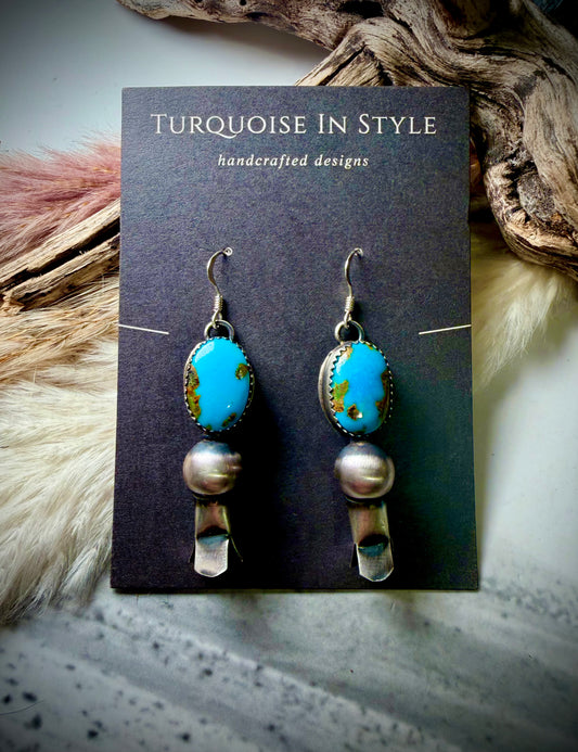 Tia Long Blossom Earrings