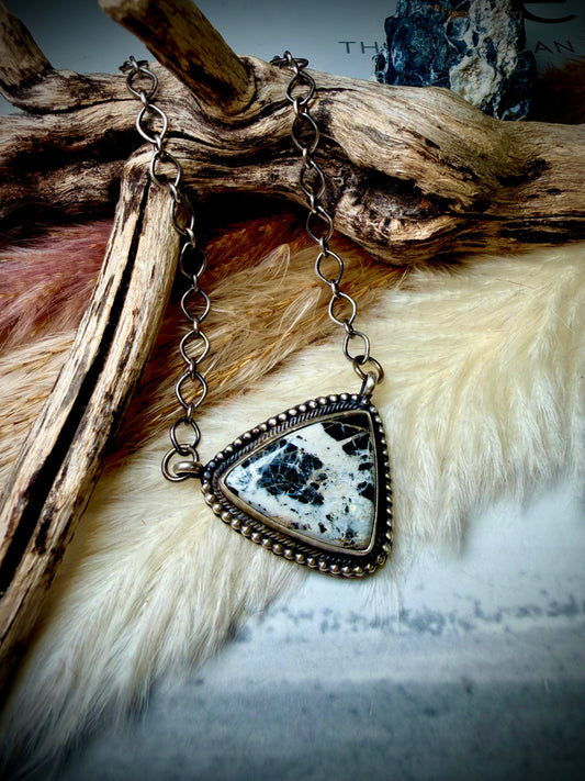The Sol White Buffalo Necklace