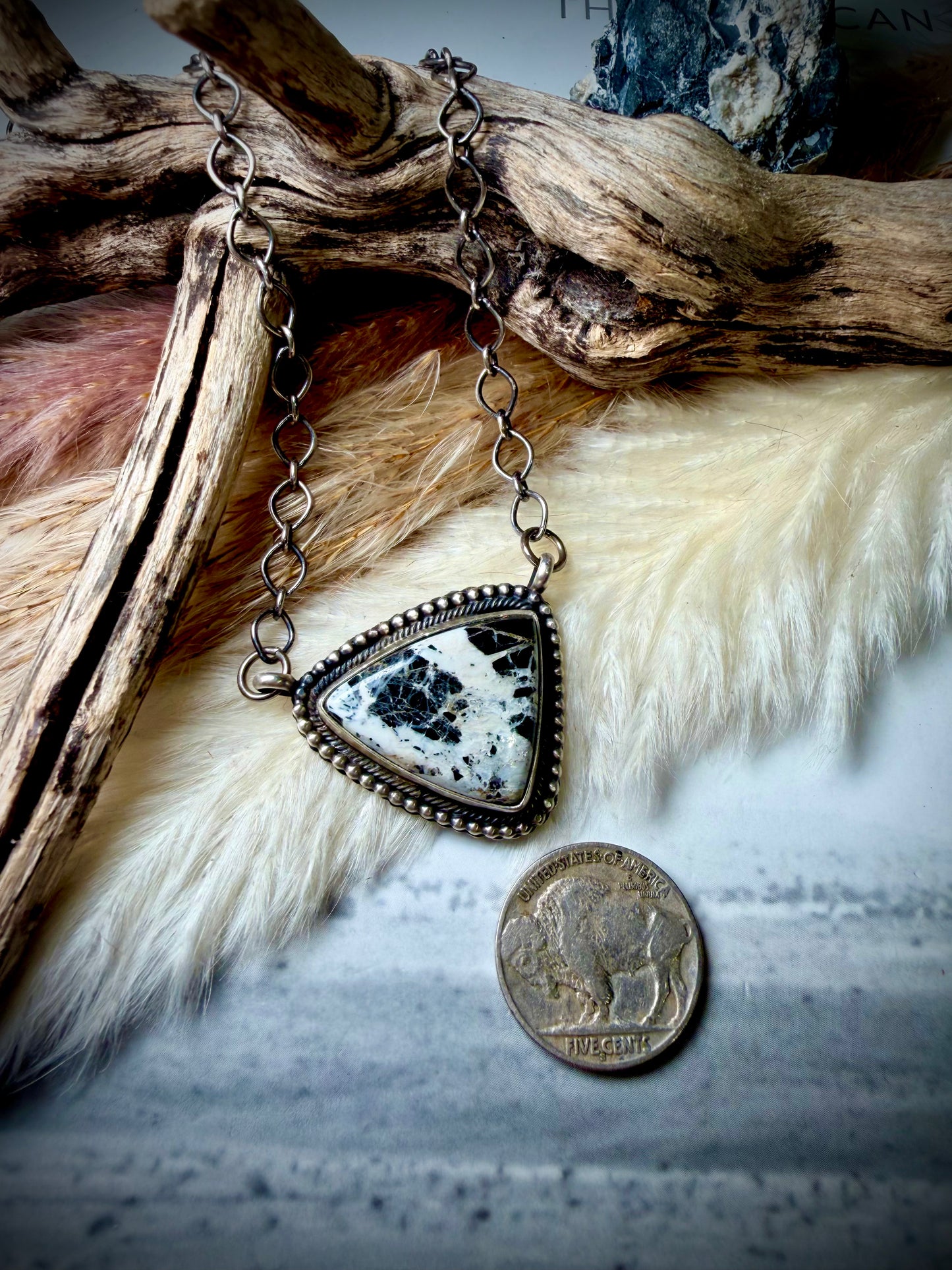 The Sol White Buffalo Necklace
