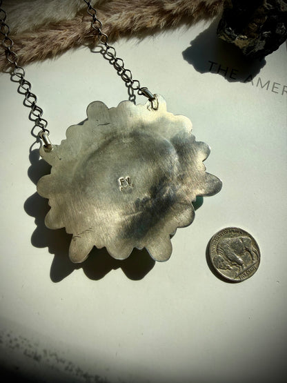 Pink Conch & Sonoran Cluster Necklace