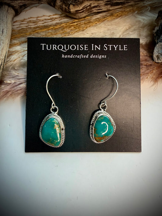 Sonoran Gem Turquoise Dangle Earrings