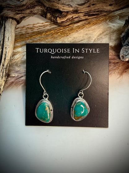 Sonoran Gem Turquoise Dangle Earrings