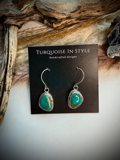 Sonoran Gem Turquoise Dangle Earrings