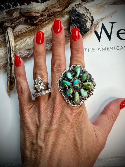 Kee Johnson Sonoran Cluster Ring- Adjustable