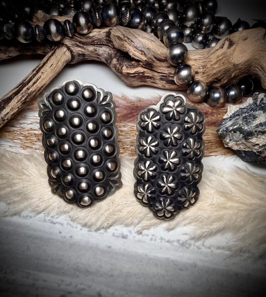 Large Sterling Ring by Leander Tahe (Adjustable)