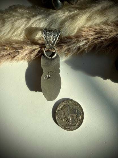 Rhodocrosite & Golden Hills Pendant by Boyd Ashley