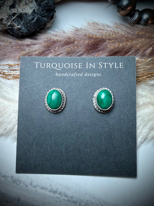Malachite Studs