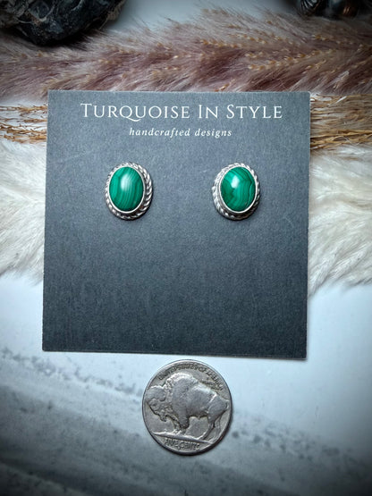 Malachite Studs