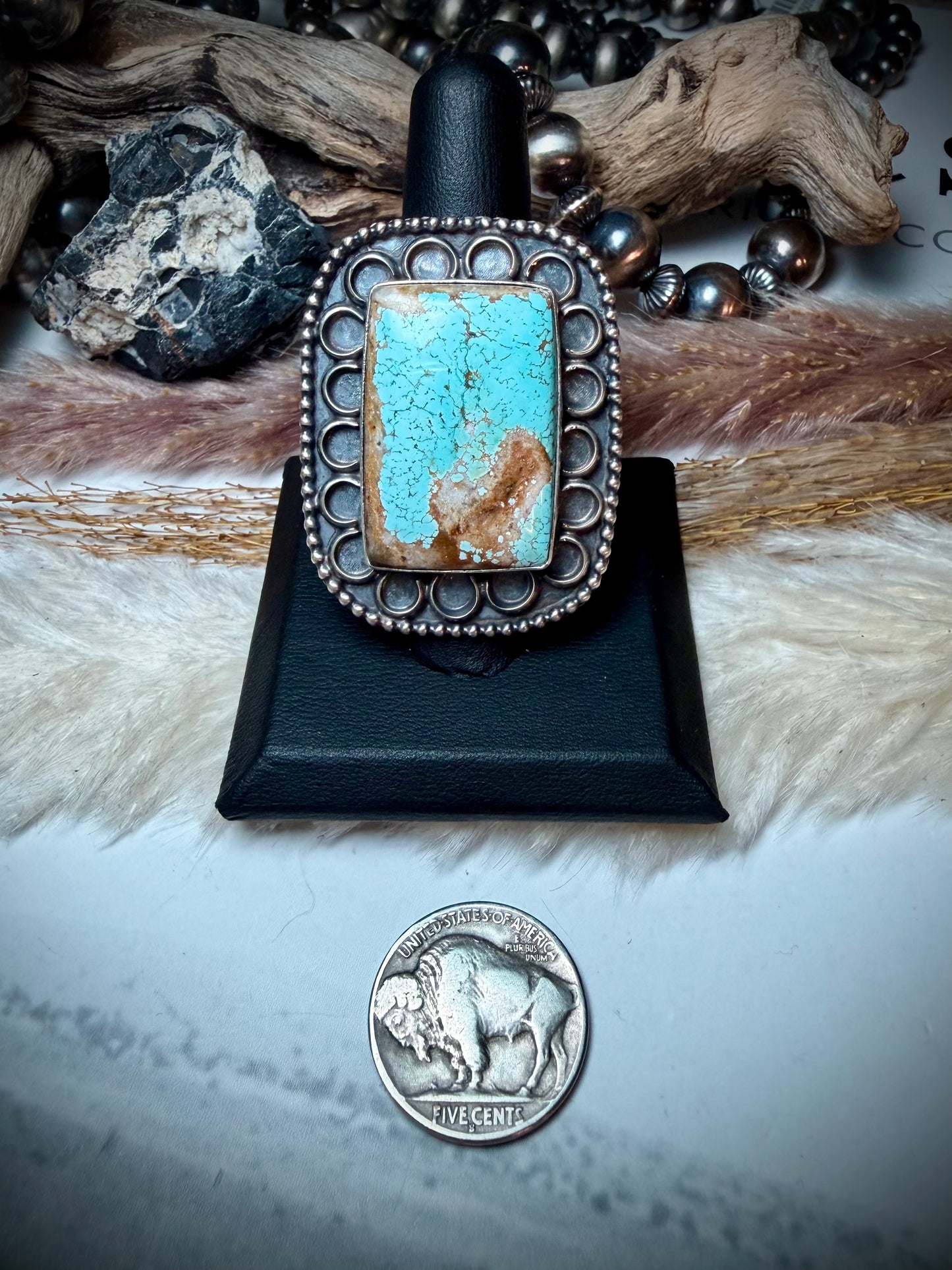 Aaron Robertson Mine #8 Ring Size 9 1/2