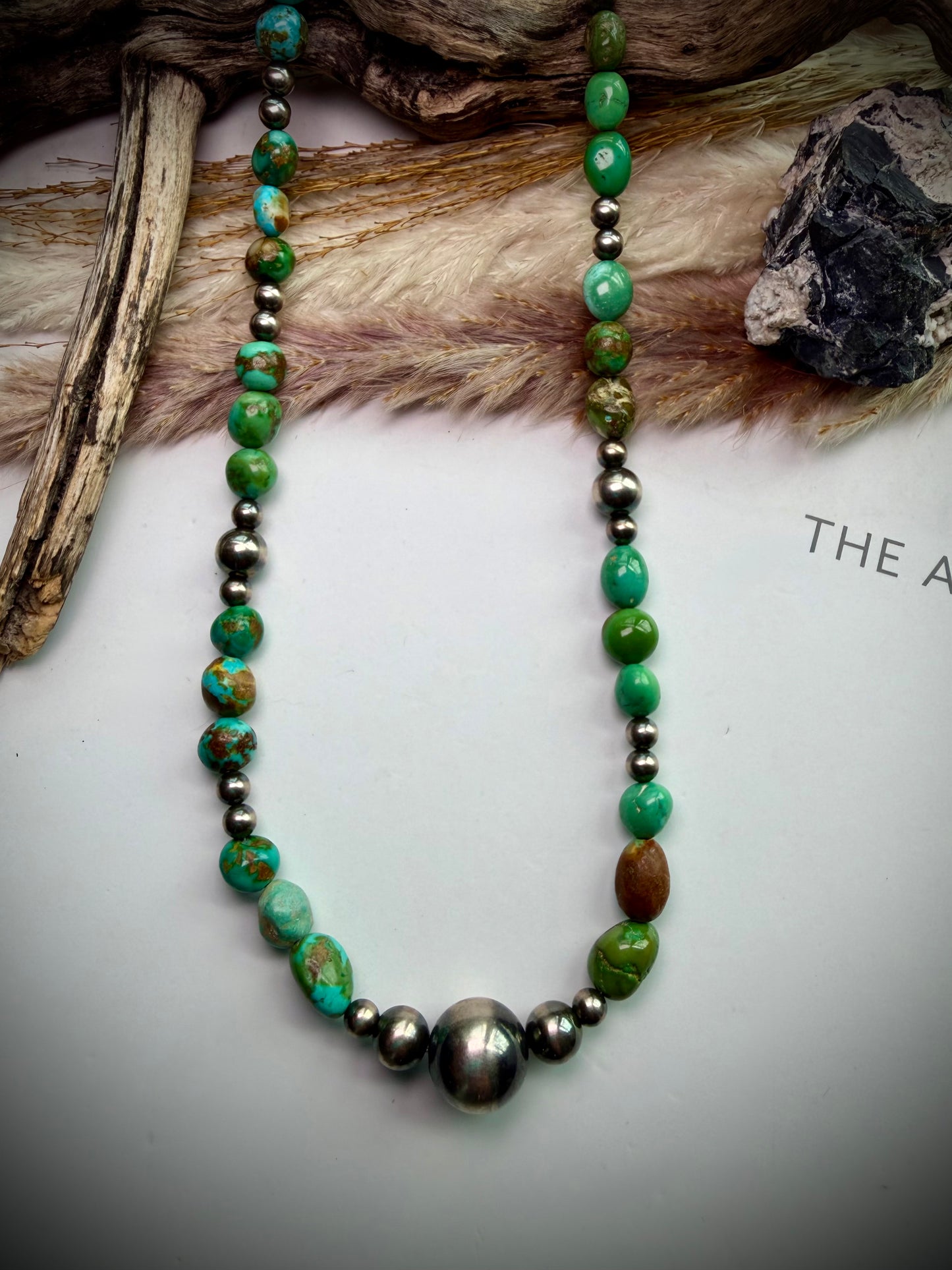 Sonoran Gold Turquoise Beaded Necklace