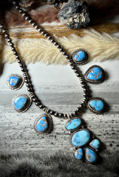Golden Hills Statement Pendant Necklace