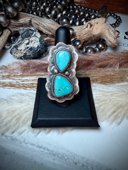 Two Stone Adjustable Ring
