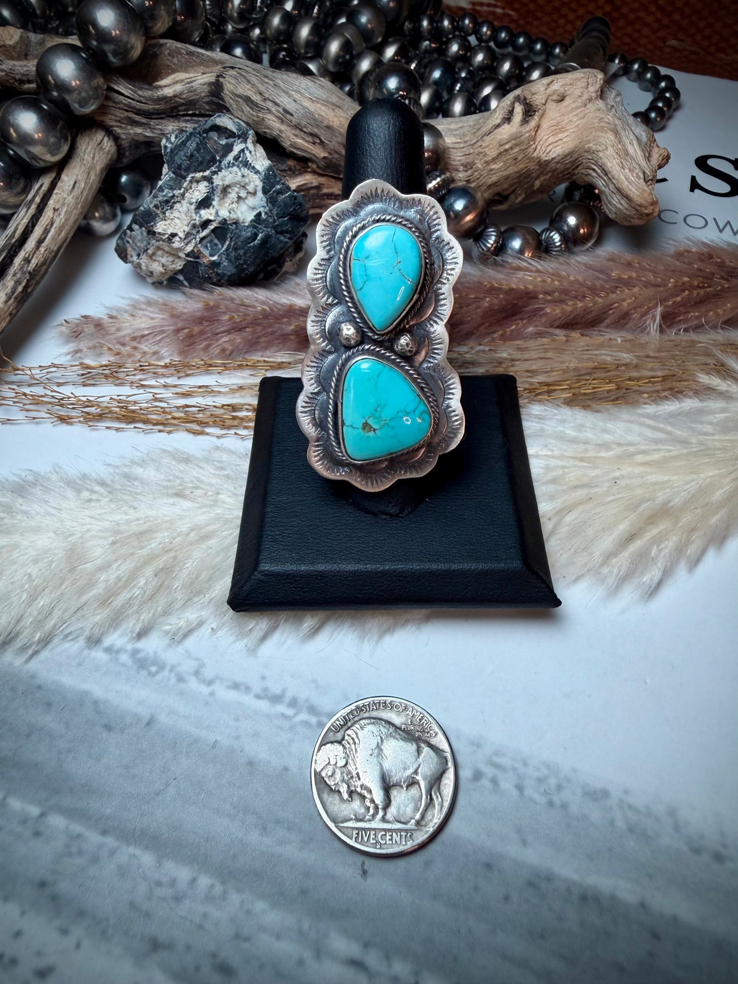 Two Stone Adjustable Ring