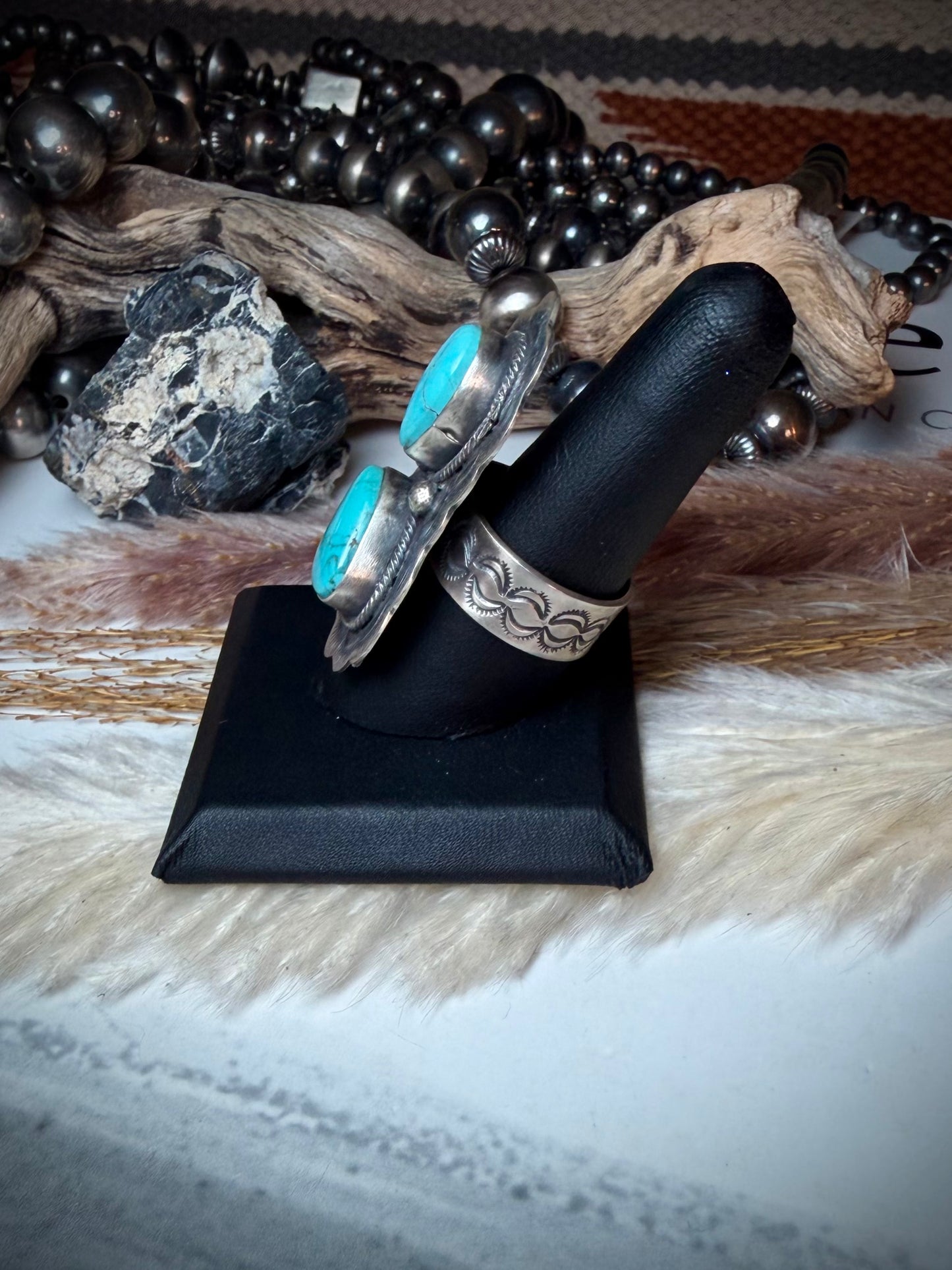 Two Stone Adjustable Ring