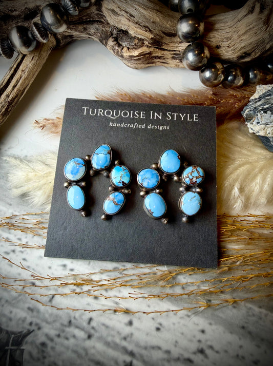 Golden Hills Naja Earrings by P.Skeets