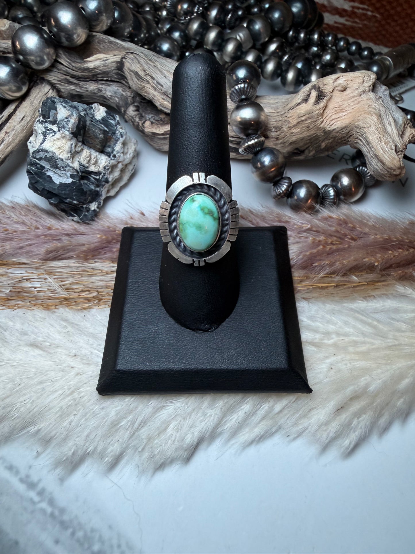 Minty Sonoran Ring Size 8 1/2