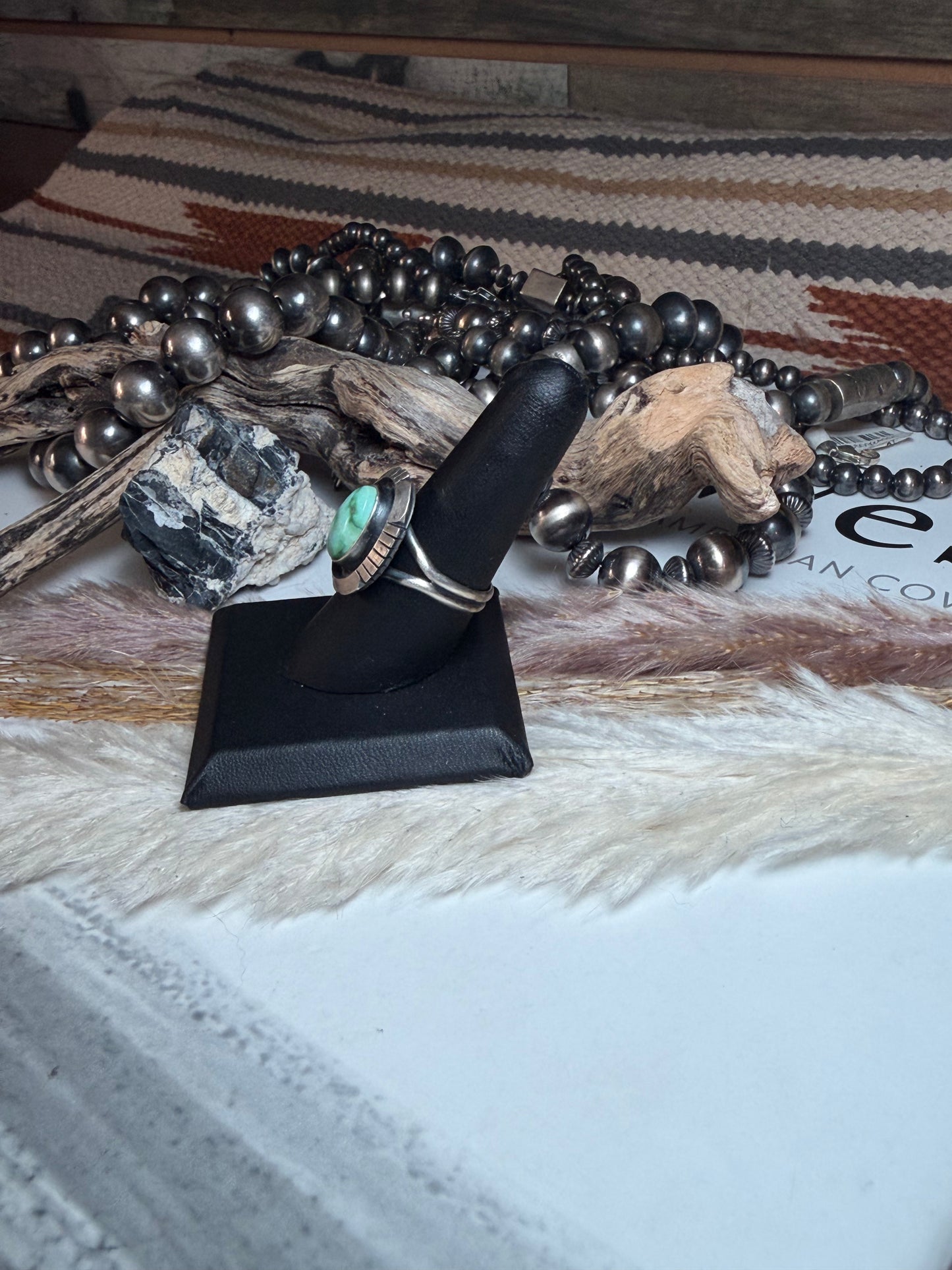 Minty Sonoran Ring Size 8 1/2