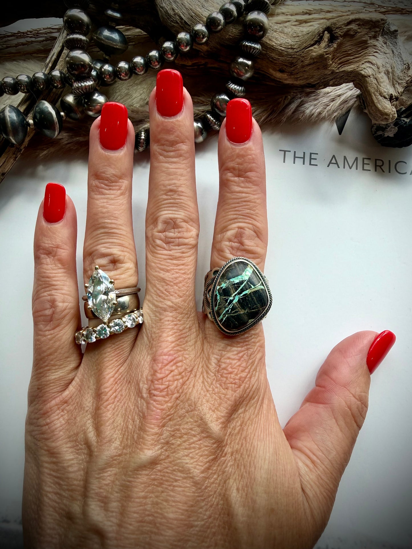 Blackjack Ring by Benjamin Jimenez- Size 8 1/2